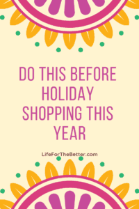 Do This Before Holiday Shopping This Year Logo