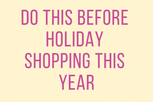 Do This Before Holiday Shopping This Year Logo