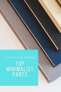 Top Minimalist Pants